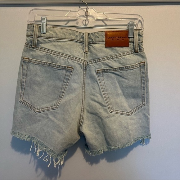 Lucky Brand High Rise Cut Off Jean Shorts - Picture 6 of 11
